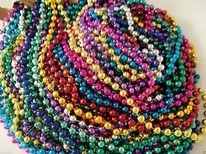 400 Multi Color Mardi Gras Beads Necklaces Party Favors Big Lot Free Shipping