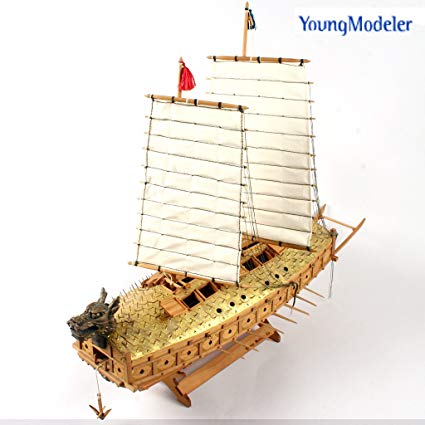 [YOUNGMODELER] Wooden Model Kit Turtle Ship 1/100