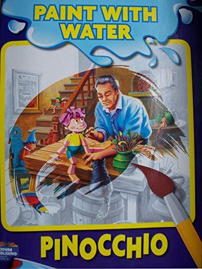 Pinocchio Paint with Water Book