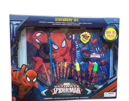 The Amazing Spider-Man 30 Piece Stationery Set - School Supplies