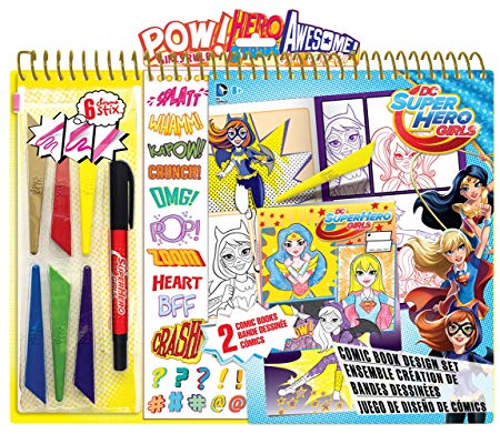 DC Superhero Girls Comic Book Design Set