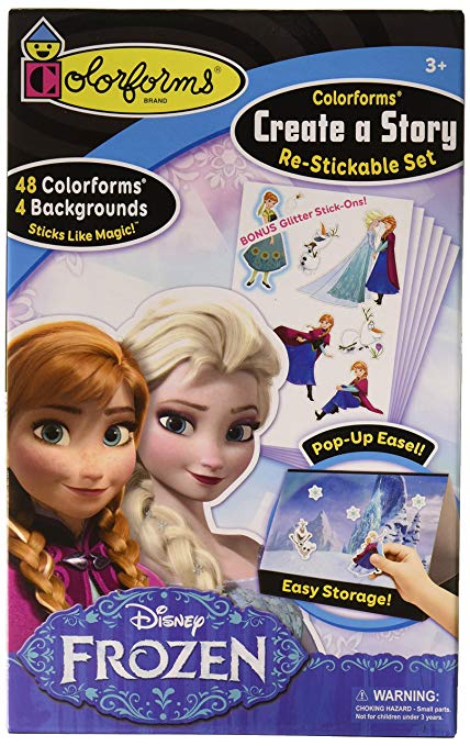 Colorforms Brand Frozen Create a Story Restickable Set